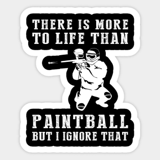 Paintball Ignorance T-Shirt Sticker